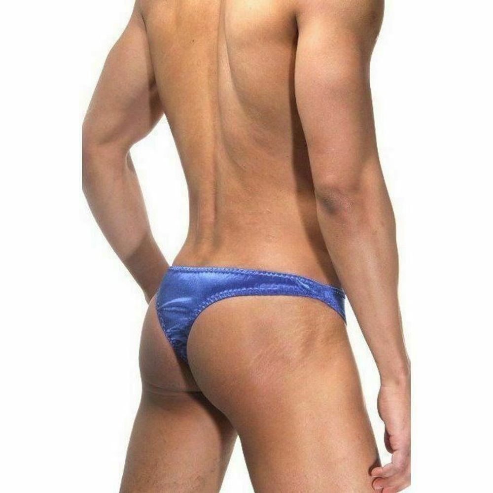 Трусы мужские тонги синие La Blinque LB15075