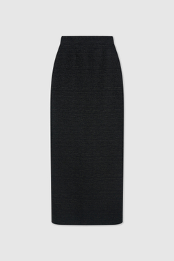 Прямая юбка из твида