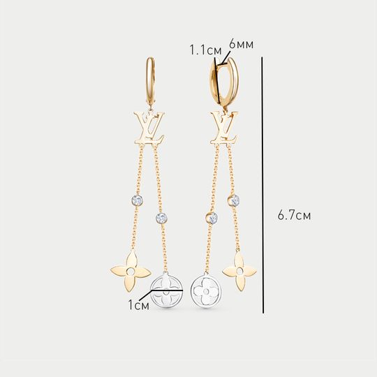 Серьги золотые