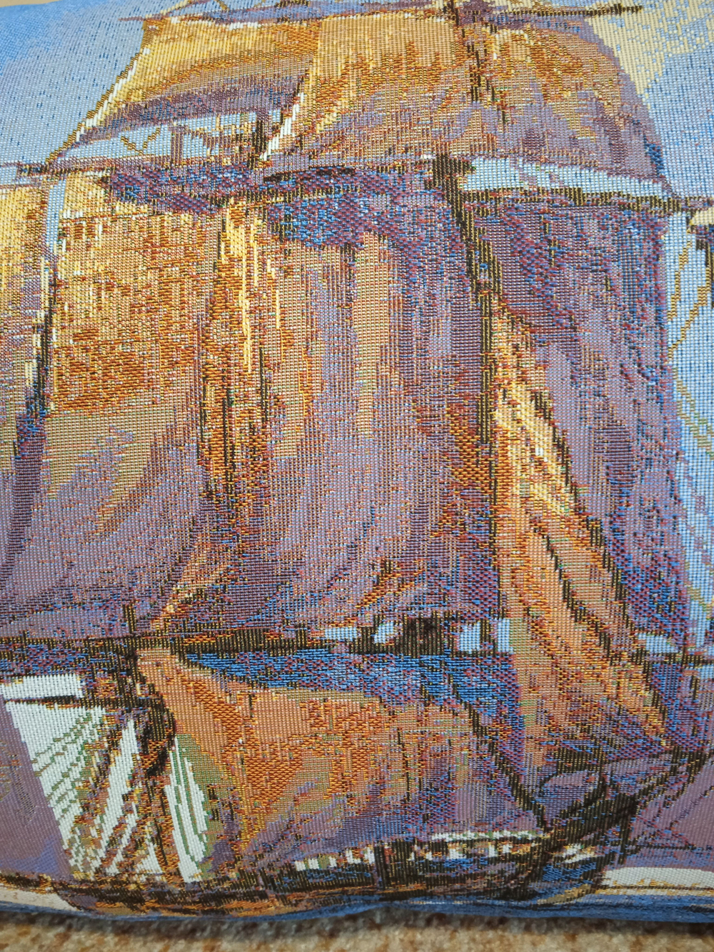 Декоративная гобеленовая наволочка для интерьерной подушки Армада 68х47