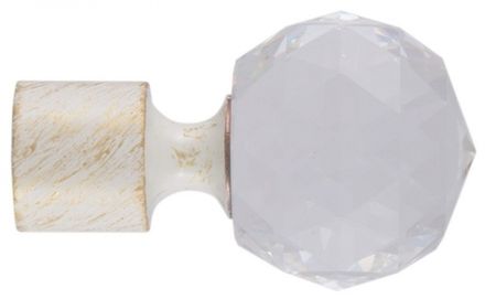 Орион белое золото наконечники на карниз кованый d 16