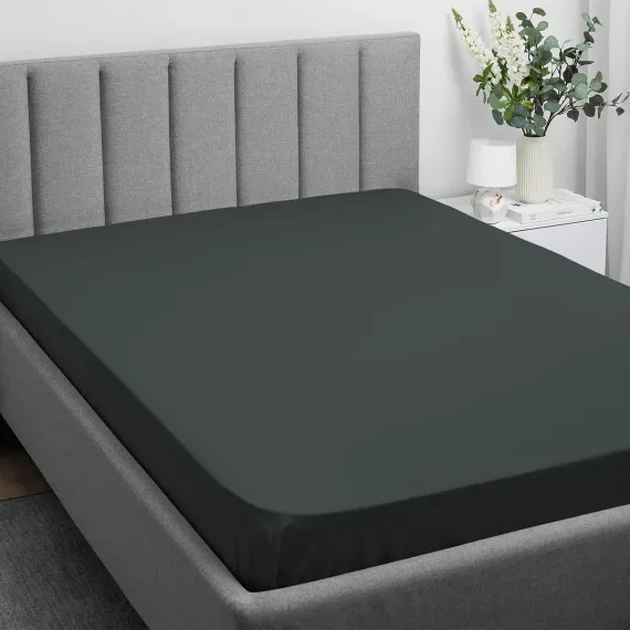 Простыня Monocolor евро 240х220 рис.6155-1 антрацит