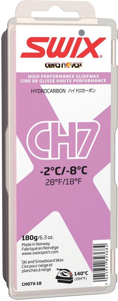 Парафин SWIX CH7X, (-2-8 C), Violet, 180 g