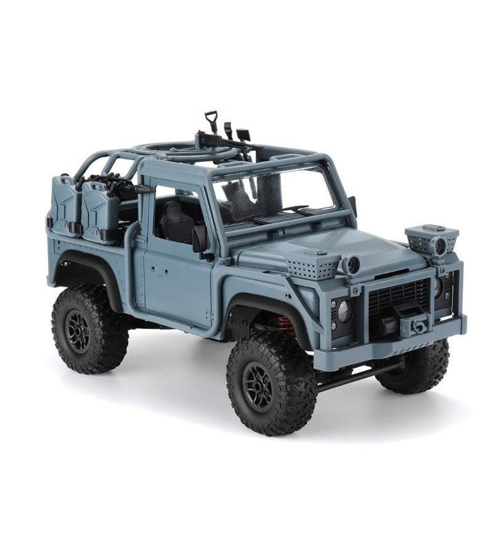 Радиоуправляемая машина MN MODEL англ. пикап Defender спецназ рейнджеров (синий) 4WD 2.4G 1/12 RTR