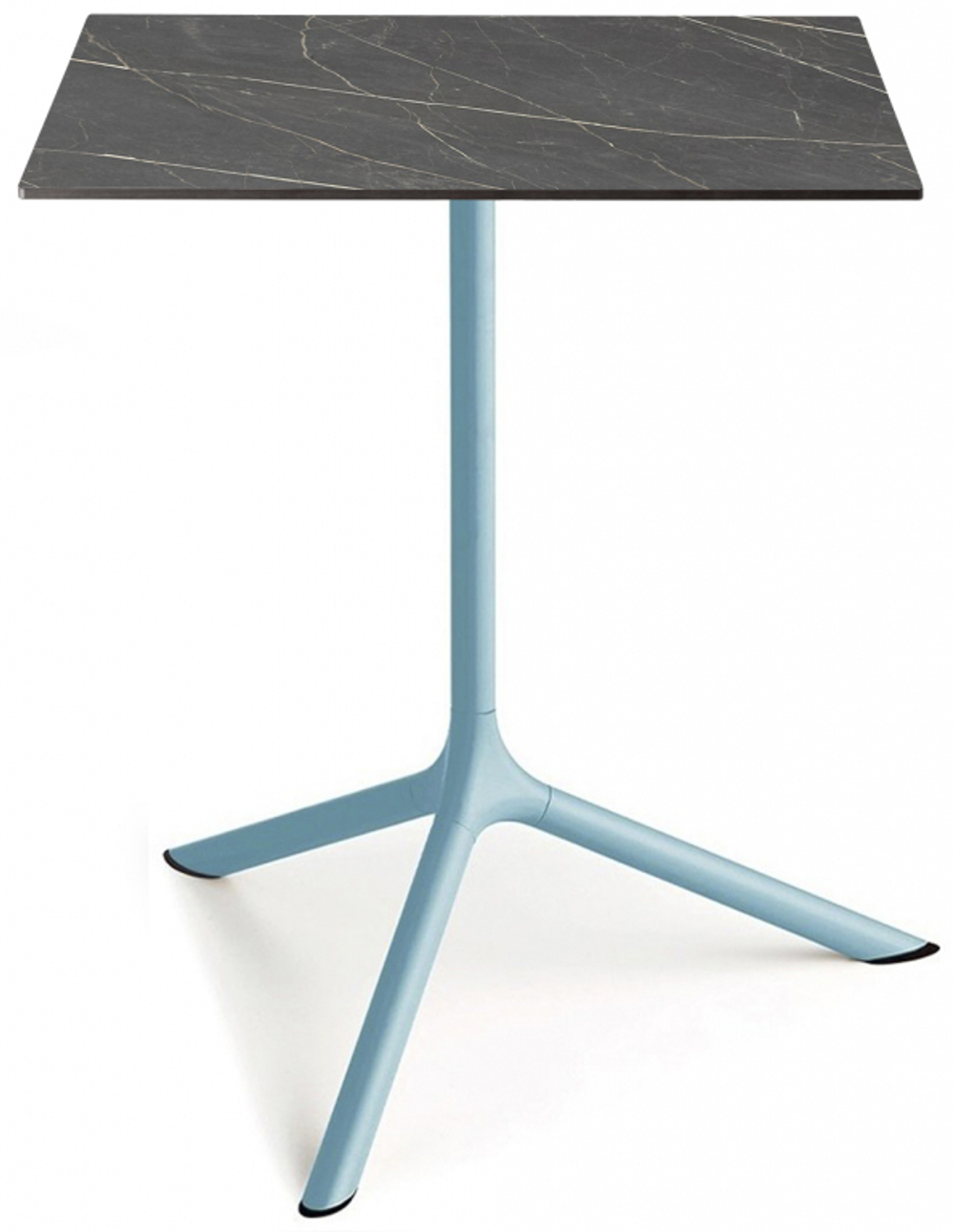 Стол ламинированный обеденный складной Scab Design Tripe Maxi Folding, голубой, черный мрамор Сахара