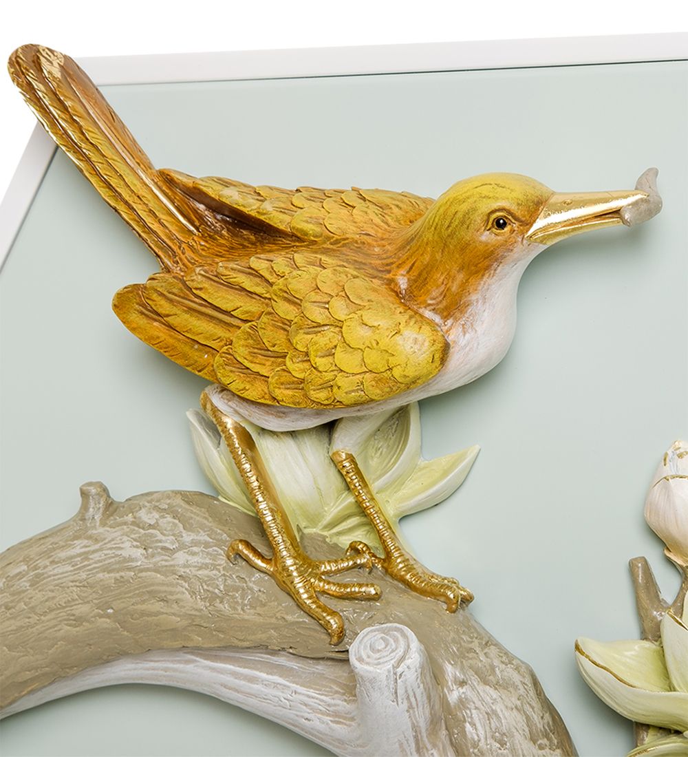 ART-325 Триптих «Птицы на ветках сакуры»