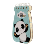 Блокнот "Панда" на спирали 9*12см 60л жесткая обложка. 3 вида микс