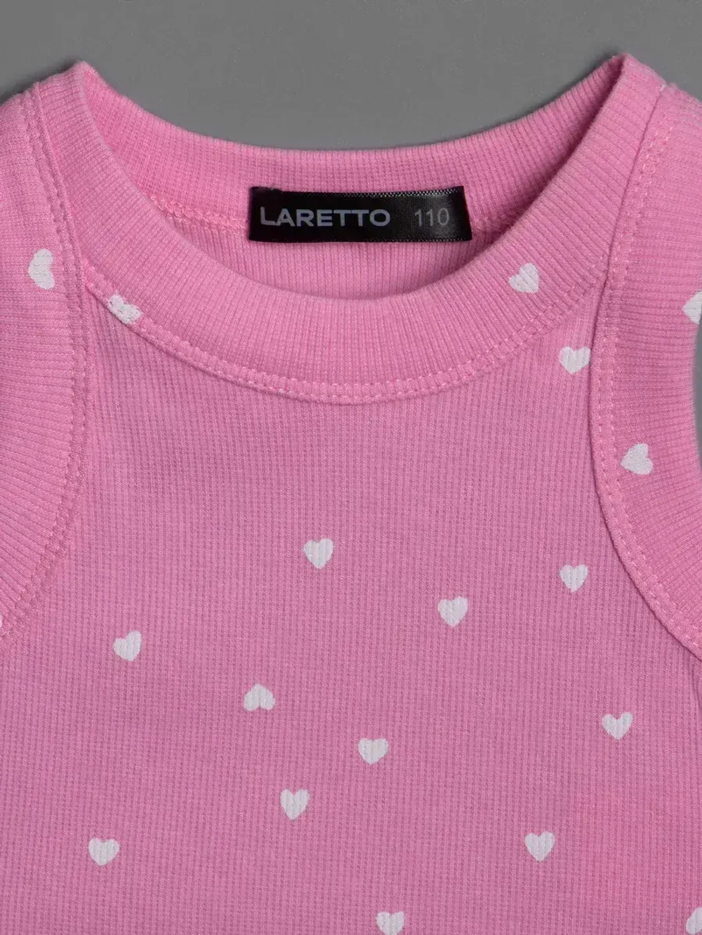 Летний кроп топ трикотажный детский