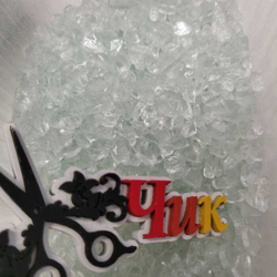 Стеклянная крошка ПРОЗРАЧНОЕ 7-15 мм (100 г)