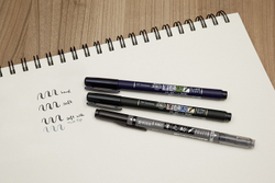 Ручка Tombow Fudenosuke GCD-112 (гибкий наконечник, черные чернила)