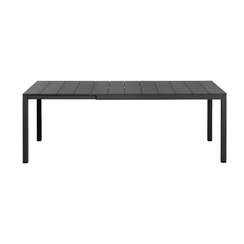 Стол металлический раздвижной Rio Alu, 140-210х85 см, антрацит