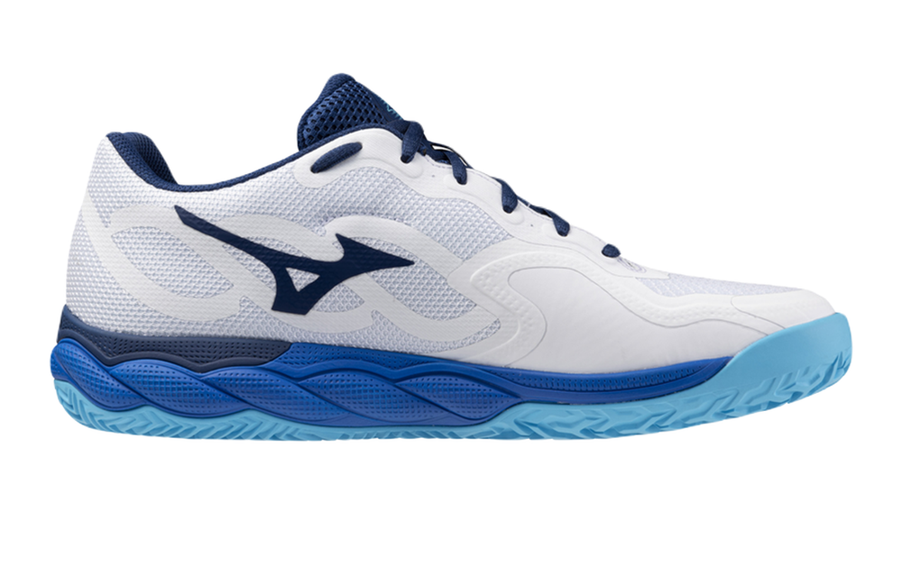 Мужские кроссовки теннисные Mizuno Wave Enforce Court CC - белый