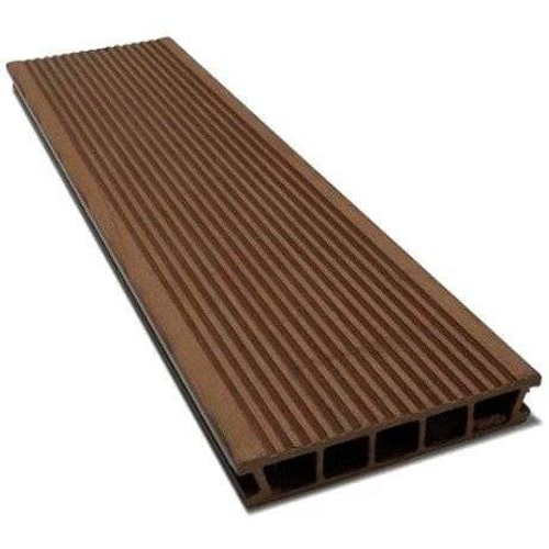 ДПК Доска ДПК для террасы шовная 28x153x4000мм Deckron Коричневая
