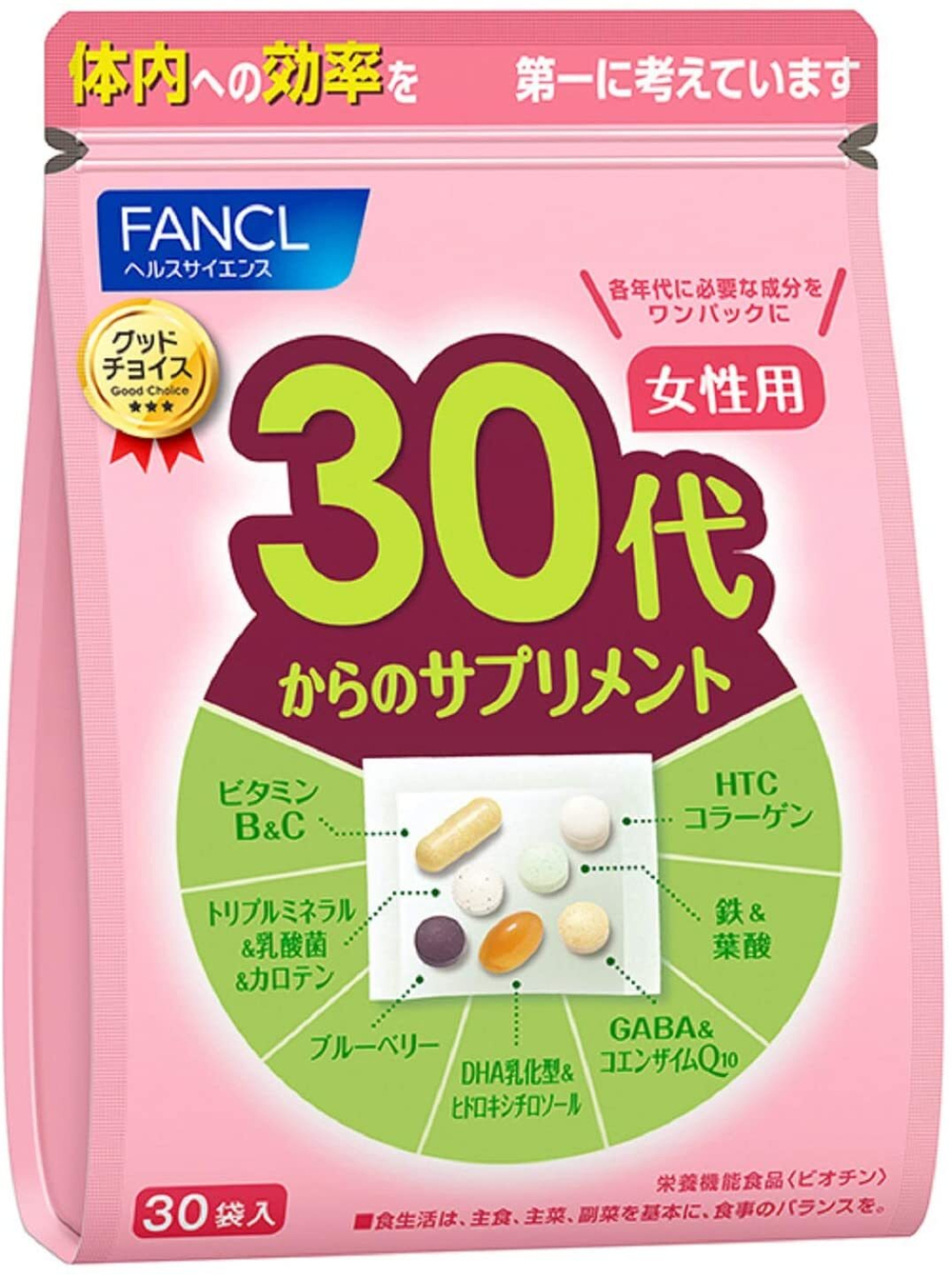 FANCL Витаминный комплекс для женщин от 30 лет