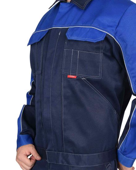 Костюм "Сириус-Автомастер" полукомбинезон (т.синий/василек)