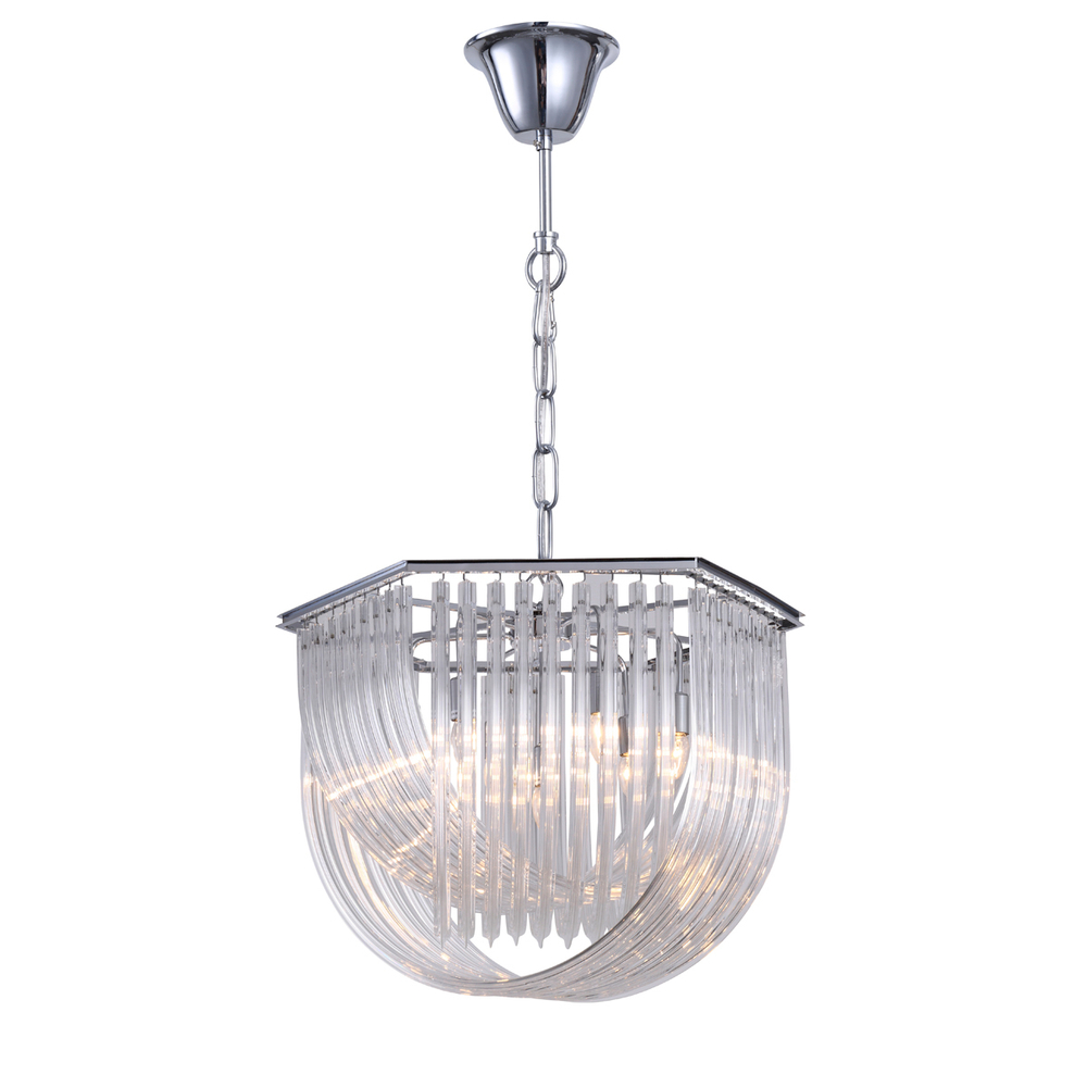 Люстра Murano 7 chrome