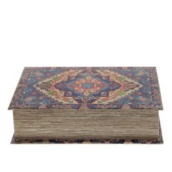 GAEM Шкатулка-книга с замком, L18 W7 H27 см