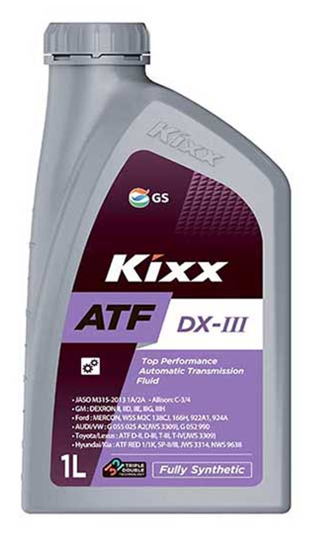 Жидкость для АКПП Kixx ATF Dexron III синтетическая, 1 л