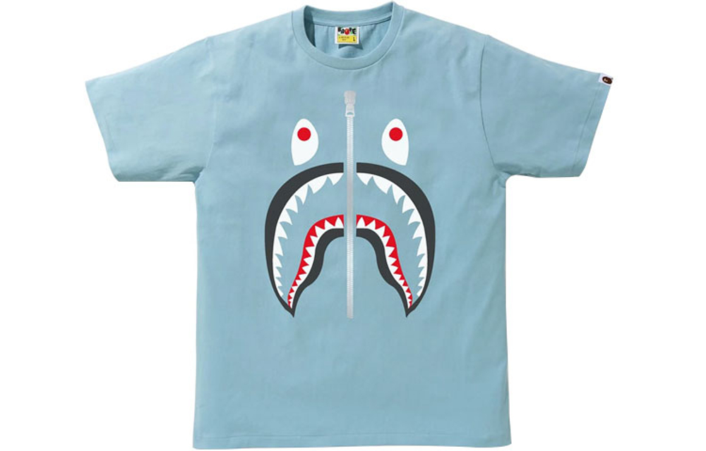 A Bathing Ape Shark Tee синий