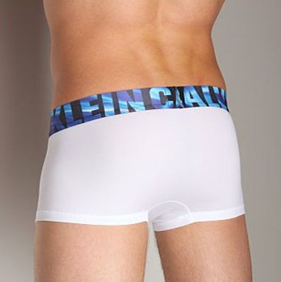 Мужские трусы боксеры Calvin Klein X Galaxy Water White голубой Модал