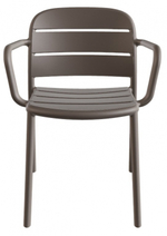 Кресло пластиковое Papatya Beykoz-K, тортора