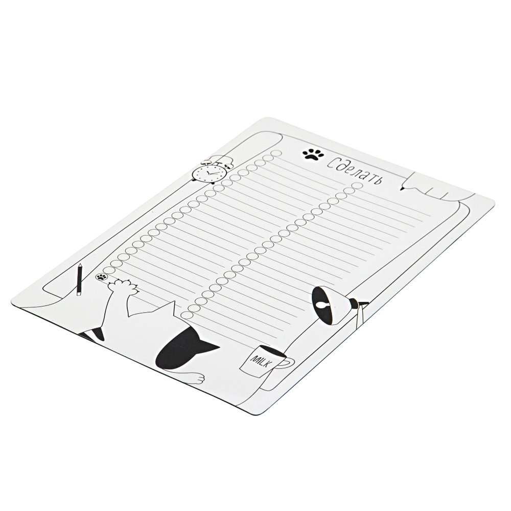 Магнитный помощник "Не забыть сделать" 30х21 см, Коты