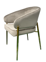 Стул обеденный Ist Casa Стелла, бежевый, глянцевое золото