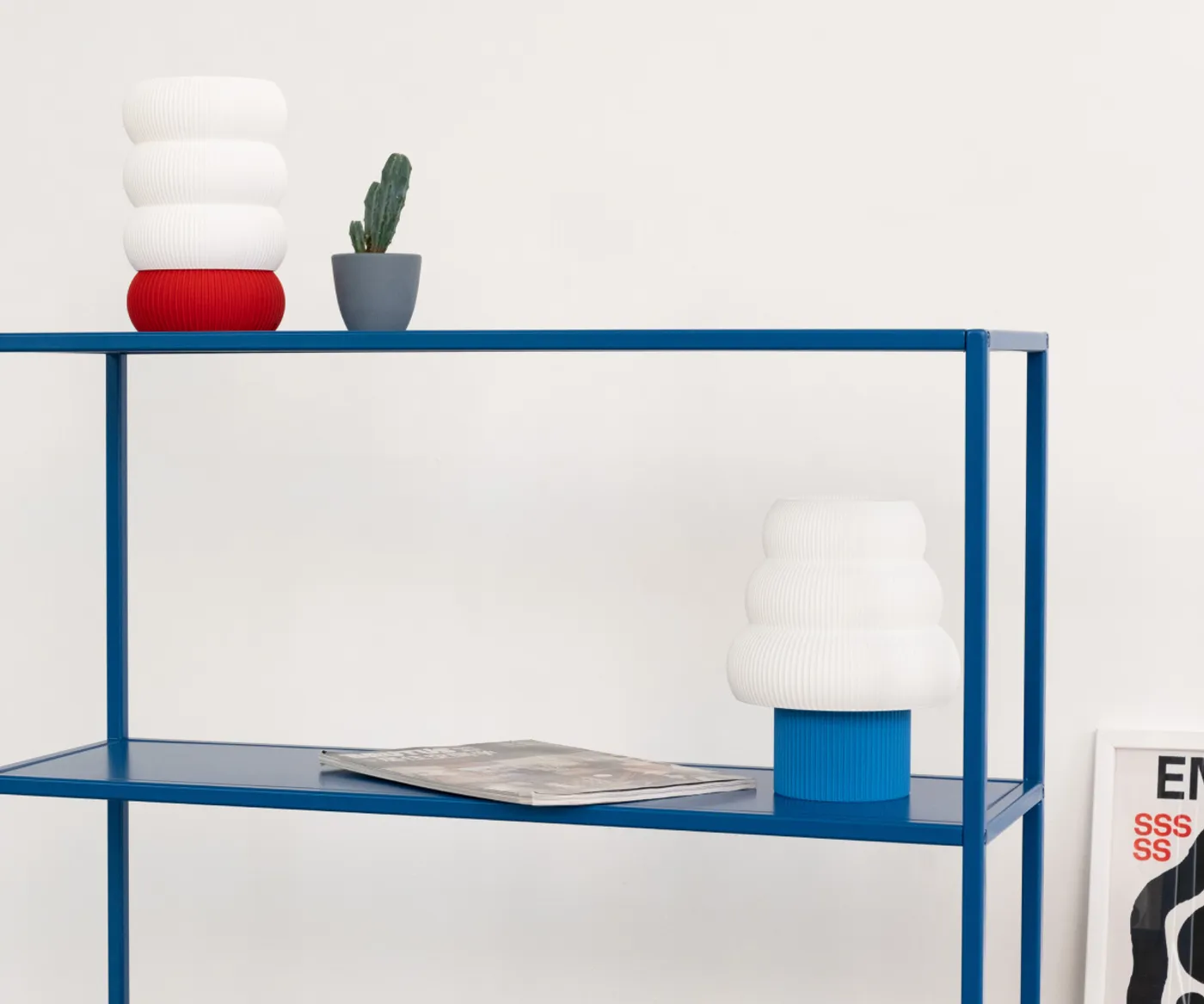 Лампа настольная Tree Blue