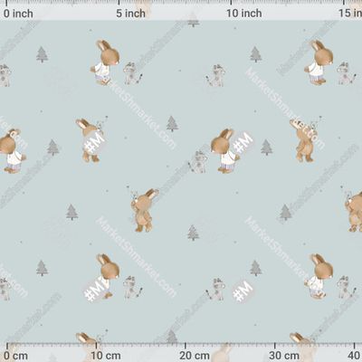 Зайки в лесу by maniamantellina 323 DPI