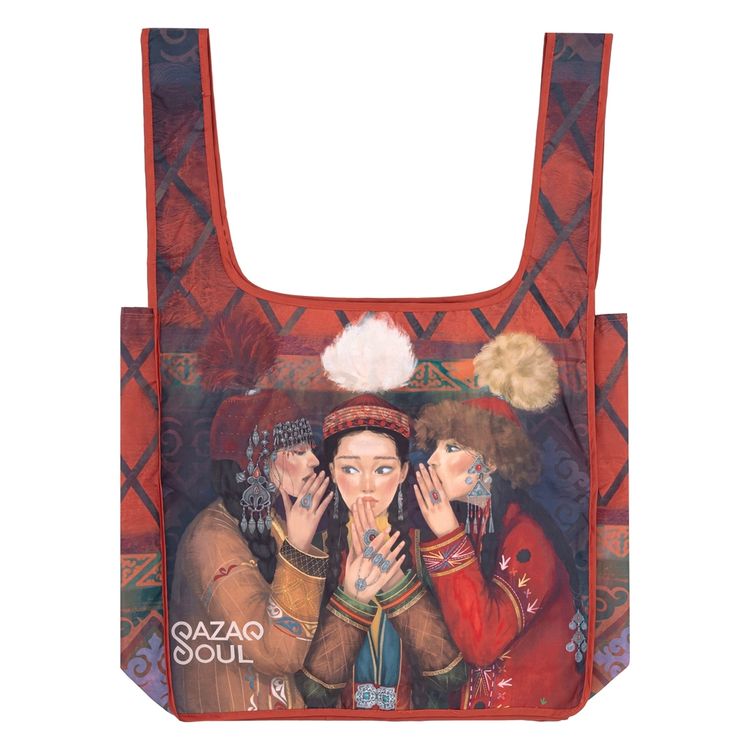 Шоппер QAZAQ SOUL складной полиэстер Сырласу