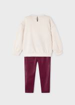 толстовка с кожаными леггинсами