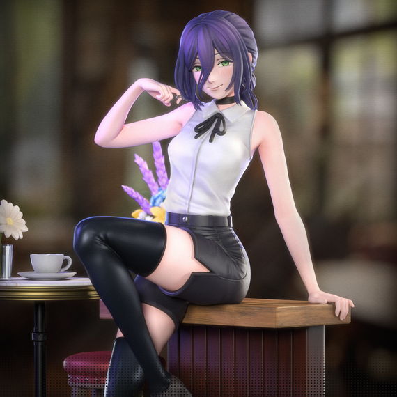 Reze coffe break - Chainsaw Man