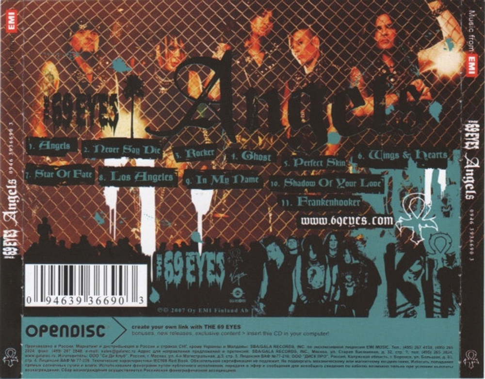 The 69 Eyes / Angels (RU)(CD)