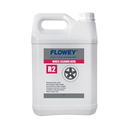 Очиститель дисков кислотный R2 WHEEL CLEANER ACID, канистра 27 кг.., FLOWEY (Люксембург)