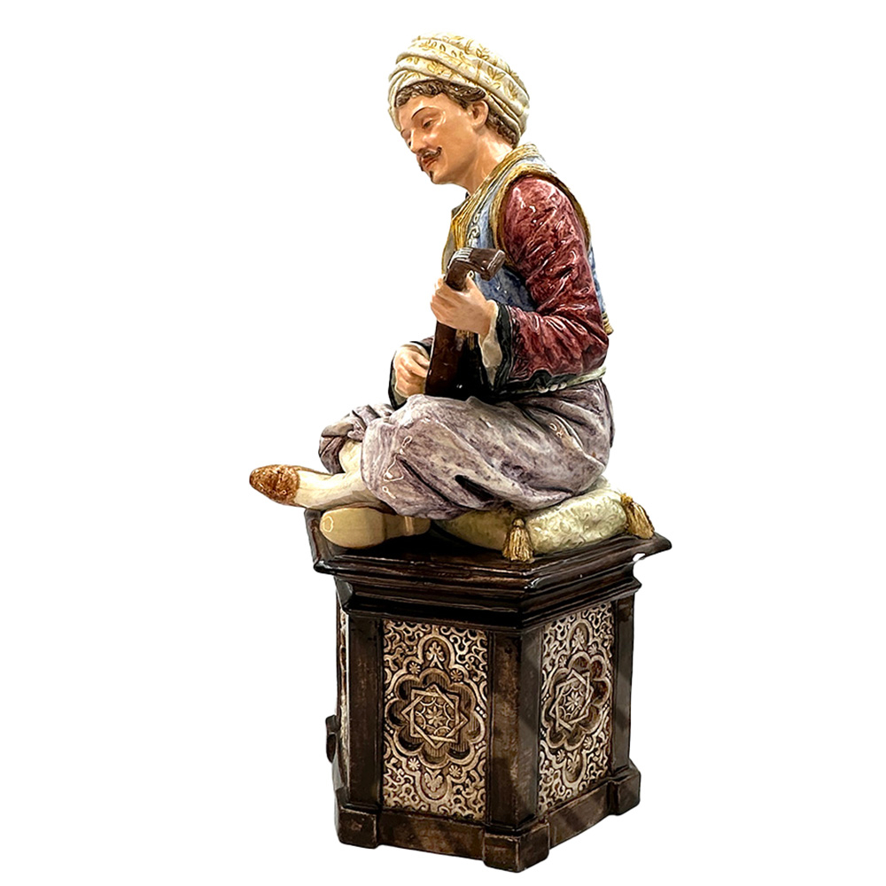 Восточные музыканты. Фарфор, майолика. Австрия. Гольдшайдер/Goldscheider. Втор. пол. XIX в.