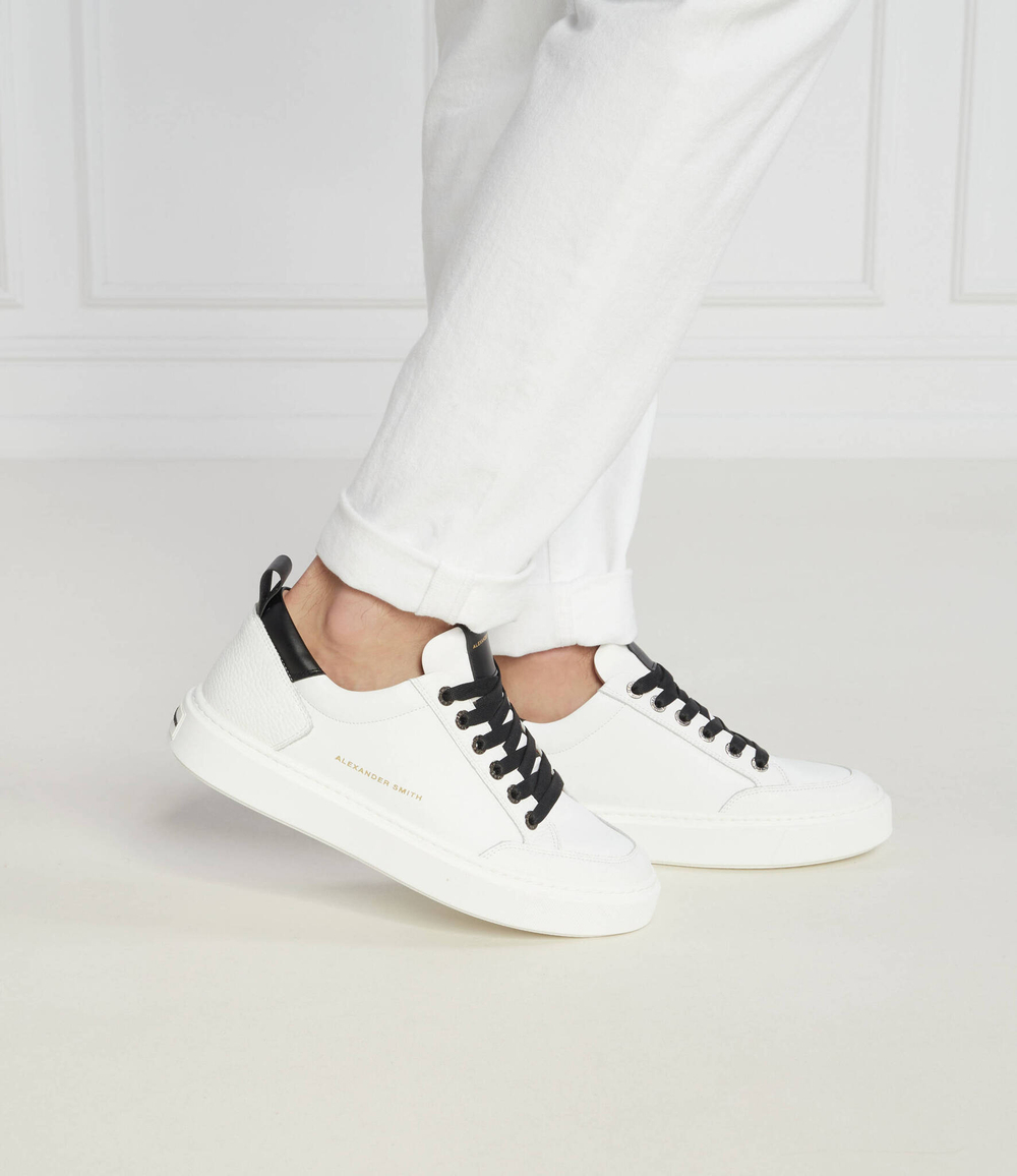 Кожаные кроссовки Alexander Smith - белый(ASAYZ1U85)