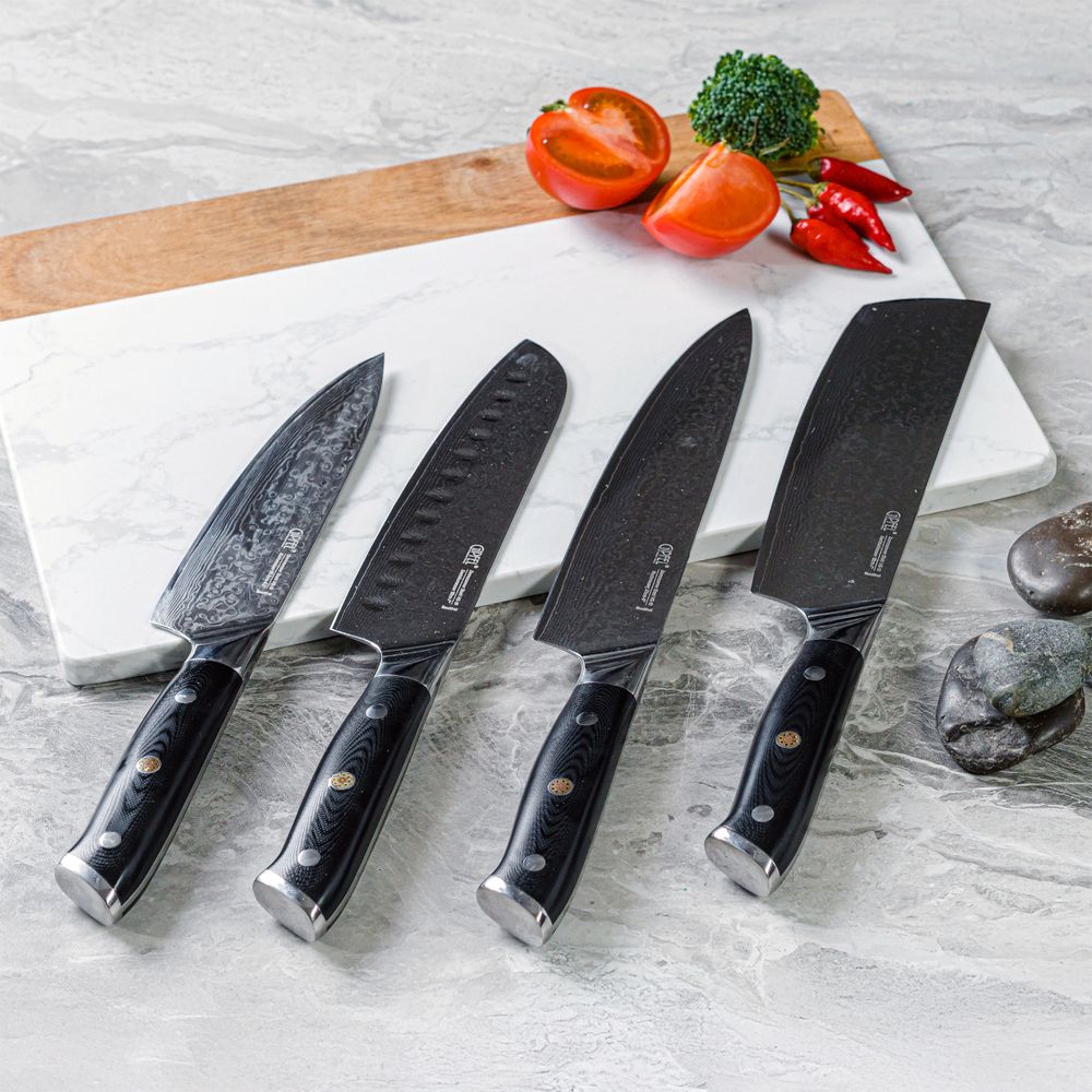 Нож сантоку Gipfel Damascus 52159 18 см