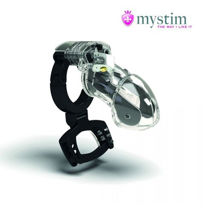 Пояс верности с электростимуляцией Pubic Enemy No 3 (Цвет: прозрачный)