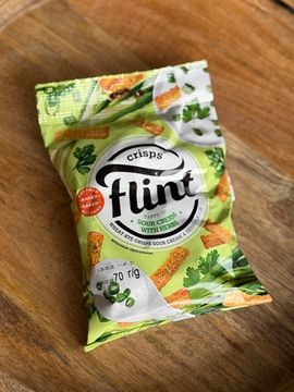Сухари Flint "Сметана и зелень"