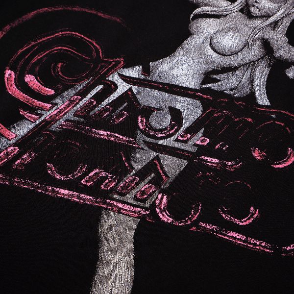 Футболка Christine Silver-Printed черная - фото 6