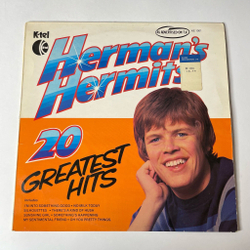Винтажная виниловая пластинка LP Herman's Hermits 20 Greatest Hits (UK 1977)