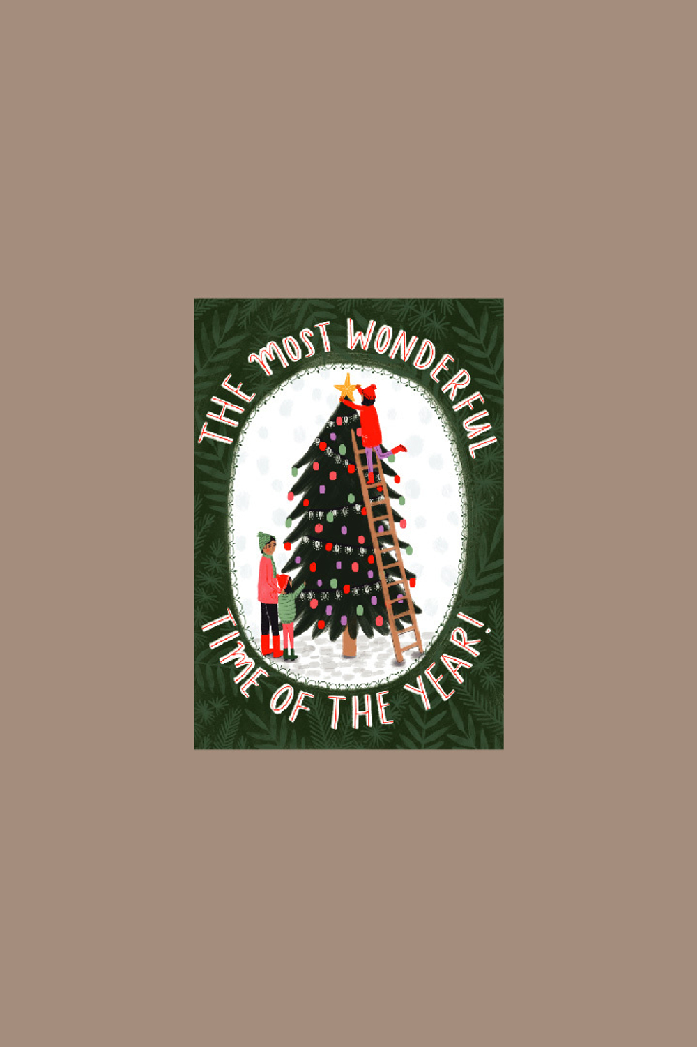 Открытка The most wonderful time
