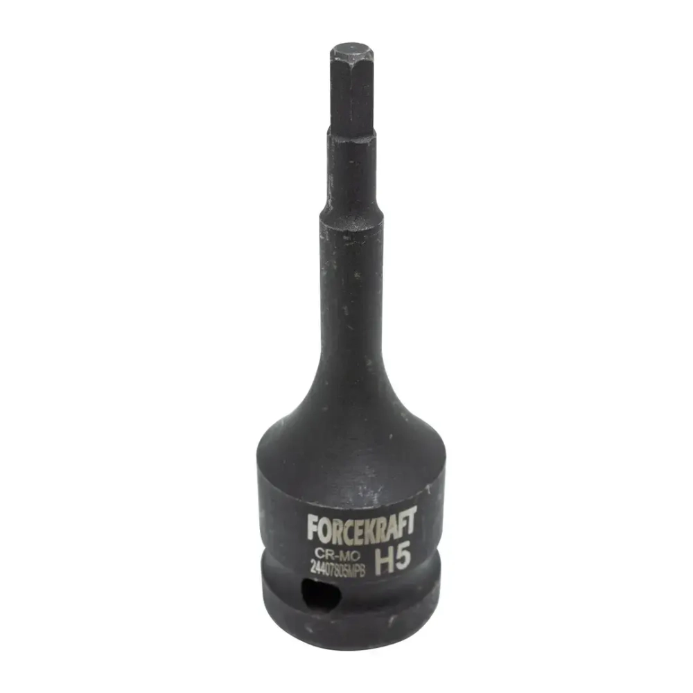 Головка-бита 6-гранная ударная 5мм,1/2'' FORCEKRAFT FK-24407805MPB