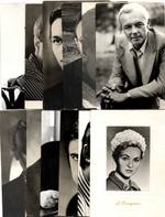 №91 Открытки Артисты и актёры СССР 1960–1970-е г. 25 штук. Чёрно-белые, чистые, без повторов