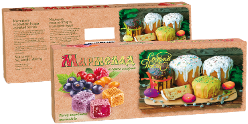 МАРМЕЛАД ПАСХАЛЬНЫЙ 200 г ягодное ассорти в сахарной пудре