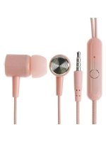 Наушники CB-51, проводные, вакуумные, микрофон, 1 м, Jack 3.