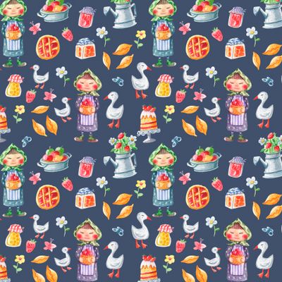 Лето у бабушки в деревне