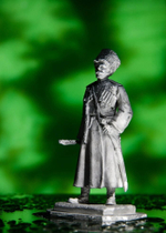 Оловянный солдатик Казак с плеткой, 1914