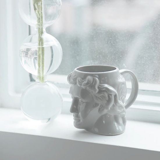 3D Кружка "Давид", белая, 550 мл