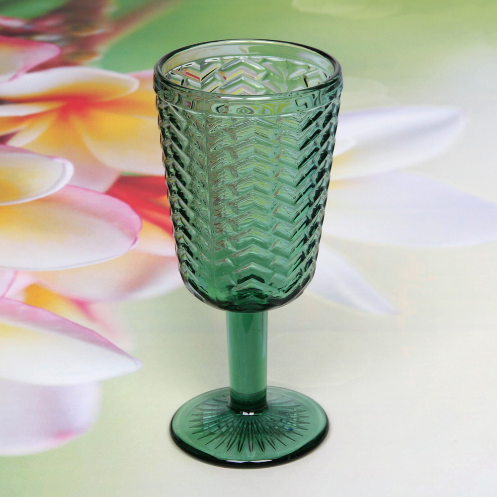 Бокал для вина 330мл «Emerald» Волна